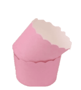 מנג'טים קאפקייקס קרטון ורוד מיני 40 יח' 6*5