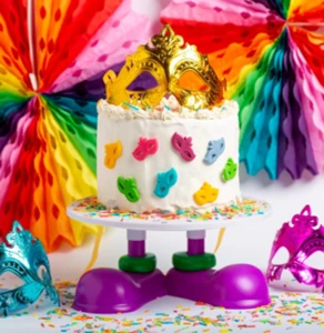 סוכריות בצק סוכר - מסכות צבעוניות